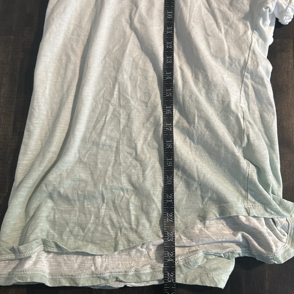 Maurices 24/7 Tee Green Ombre Boxy Tee Size 3X - Picture 7 of 7